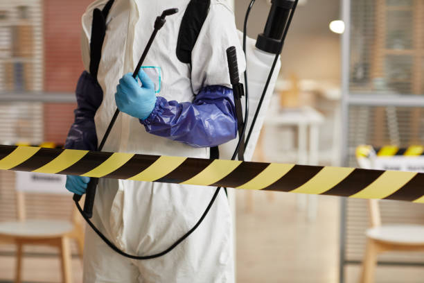 Professional Biohazard Cleanup technician working in Woodsboro, TX